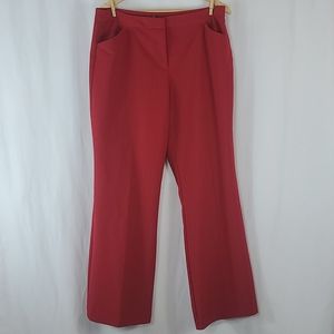 Nicole Miller | Red Hot Stretchy Pants Slacks